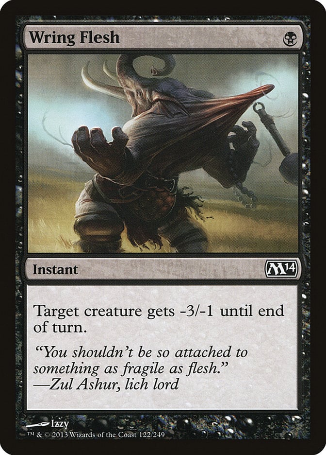 Wring Flesh - Magic 2014 Core Set-(122)