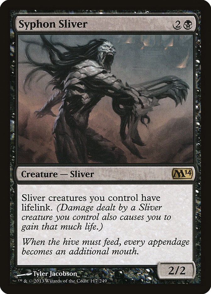 Syphon Sliver - Magic 2014 Core Set-(117)