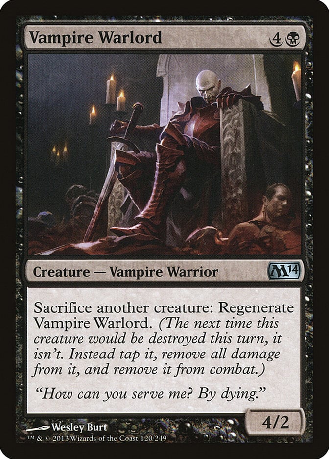 Vampire Warlord - Magic 2014 Core Set-(120)