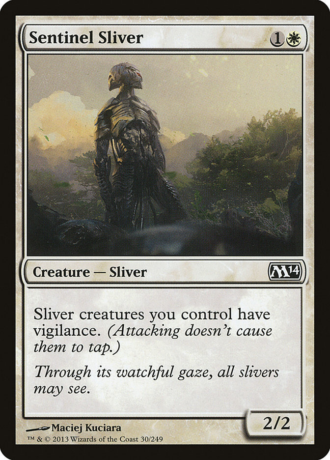 Sentinel Sliver - Magic 2014 Core Set-(030)