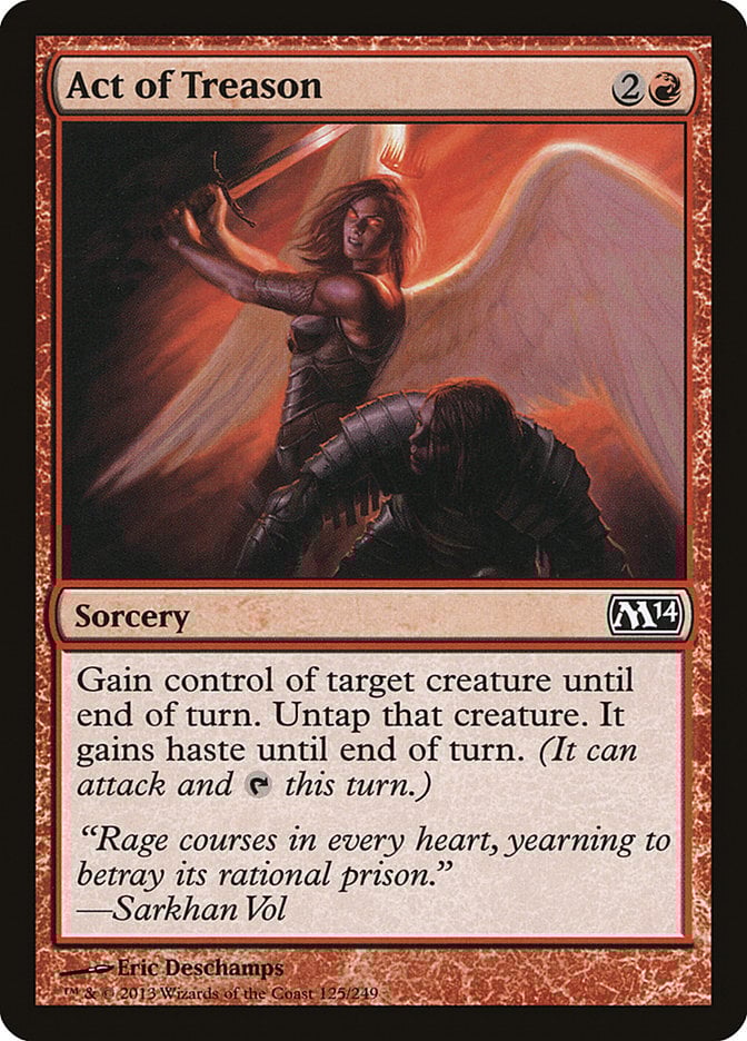 Act of Treason - Magic 2014 Core Set-(125)