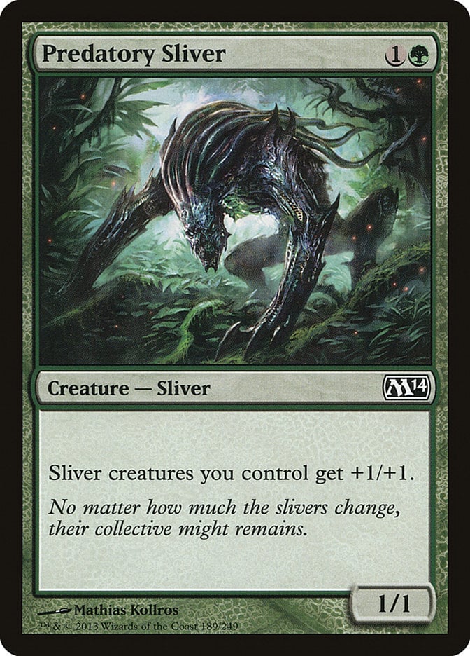Predatory Sliver - Magic 2014 Core Set-(189)