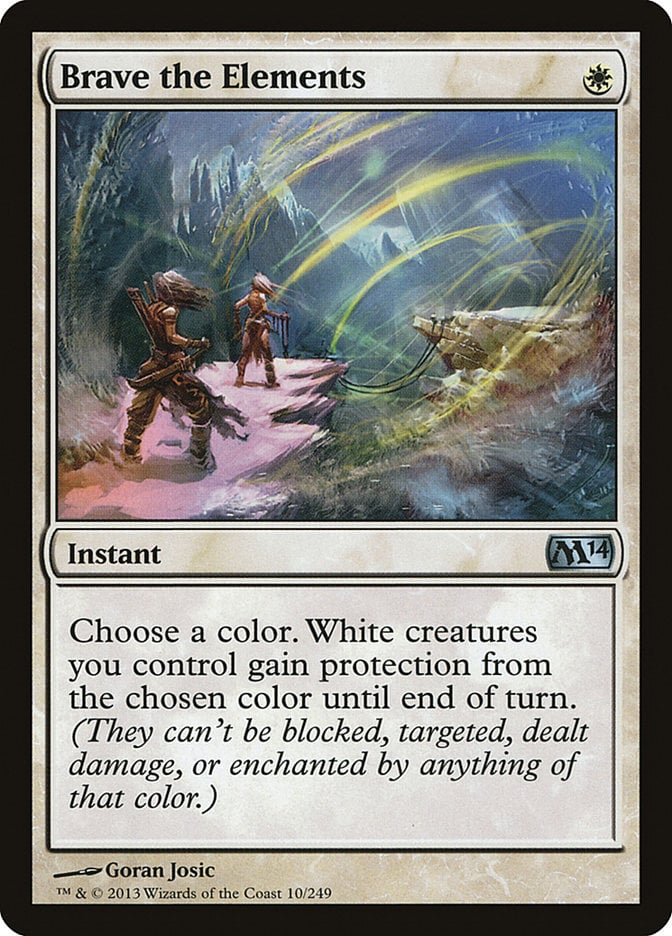 Brave the Elements - Magic 2014 Core Set-(010)