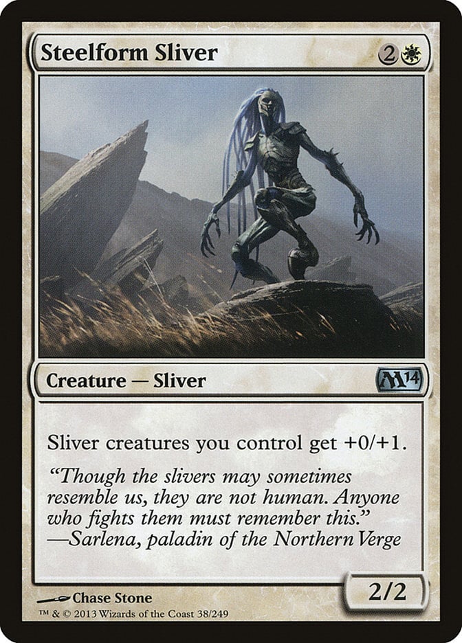Steelform Sliver - Magic 2014 Core Set-(038)