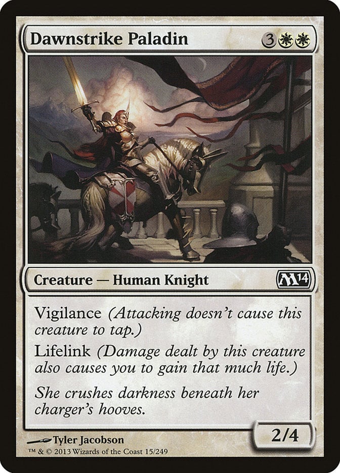 Dawnstrike Paladin - Magic 2014 Core Set-(015)