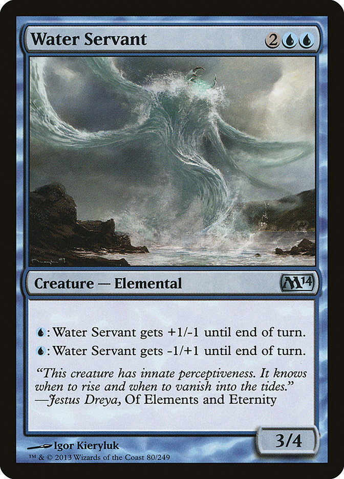 Water Servant - Magic 2014 Core Set-(080)