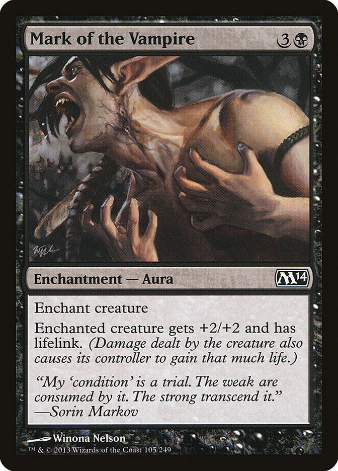 Mark of the Vampire - Magic 2014 Core Set-(105)
