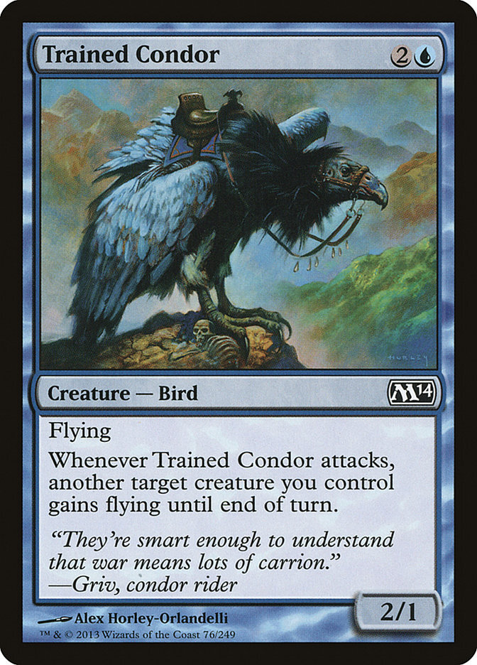 Trained Condor - Magic 2014 Core Set-(076)