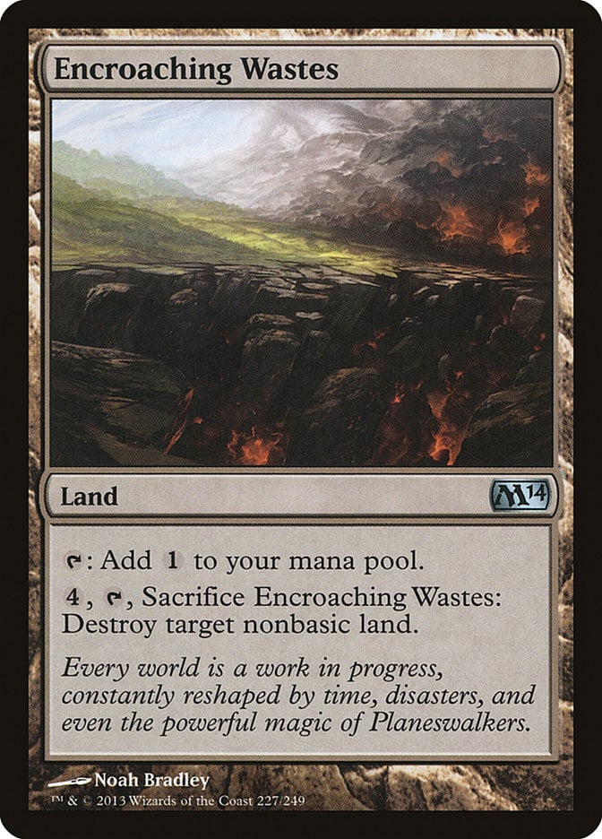 Encroaching Wastes - Magic 2014 Core Set-(227)
