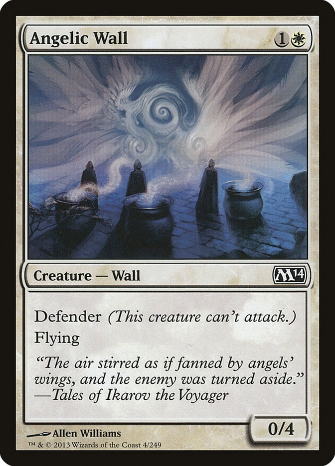 Angelic Wall - Magic 2014 Core Set-(004)