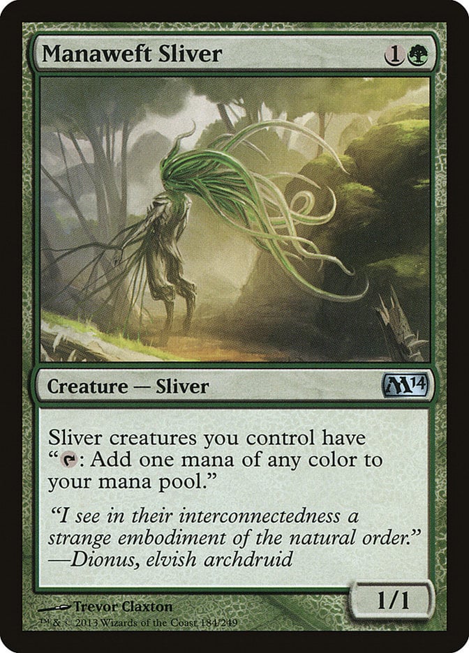 Manaweft Sliver - Magic 2014 Core Set-(184)