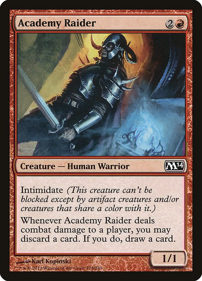 Academy Raider - Magic 2014 Core Set-(124)