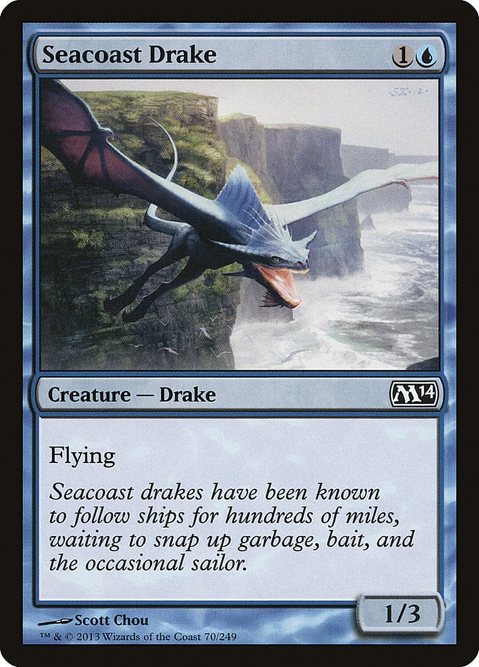 Seacoast Drake - Magic 2014 Core Set-(070)