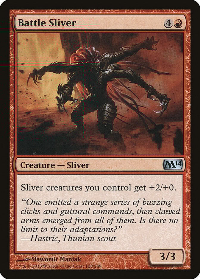 Battle Sliver - Magic 2014 Core Set-(128)