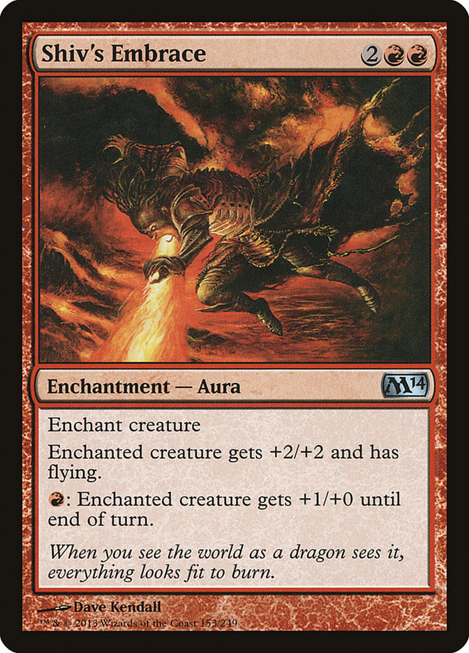 Shiv's Embrace - Magic 2014 Core Set-(153)