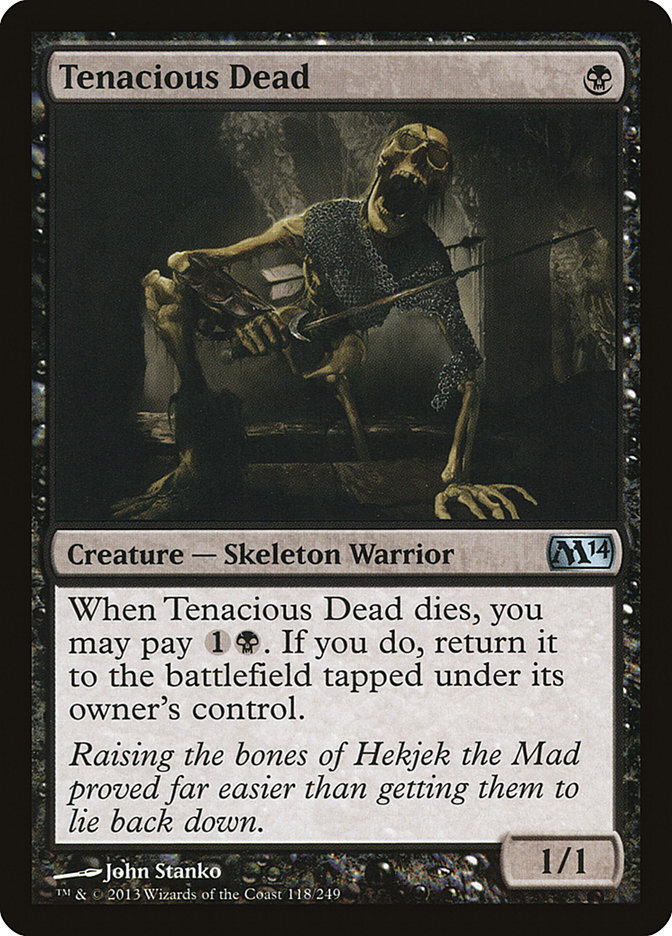 Tenacious Dead - Magic 2014 Core Set-(118)