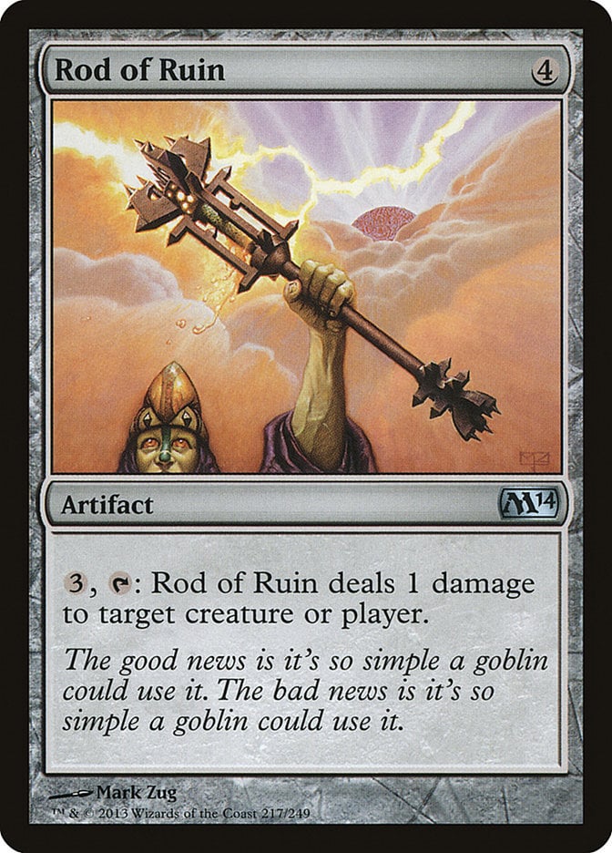 Rod of Ruin - Magic 2014 Core Set-(217)