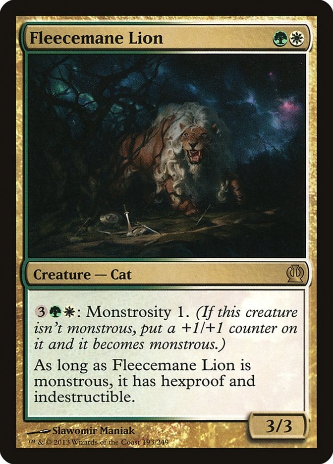 Fleecemane Lion - Theros-(193)-Foil