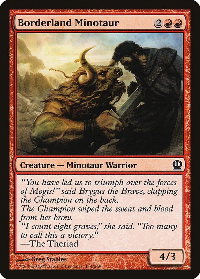Borderland Minotaur - Theros-(114)