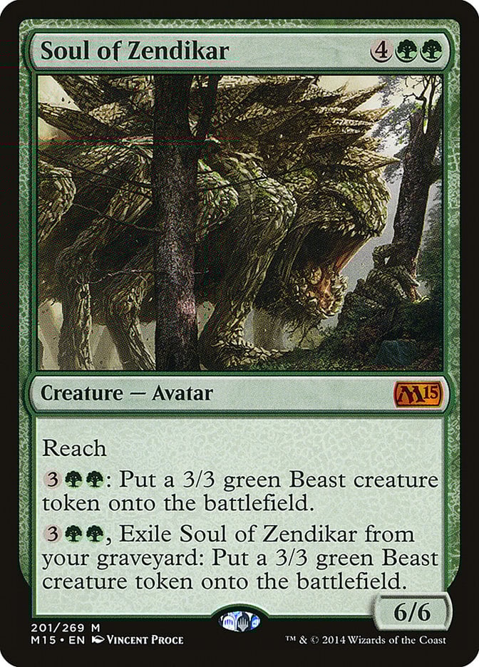 Soul of Zendikar - Magic 2015 Core Set-(201)-Foil