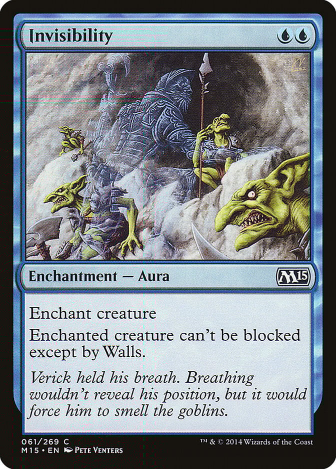 Invisibility - Magic 2015 Core Set-(061)