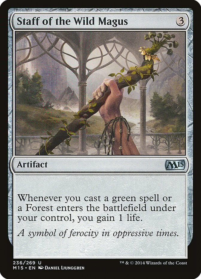 Staff of the Wild Magus - Magic 2015 Core Set-(236)