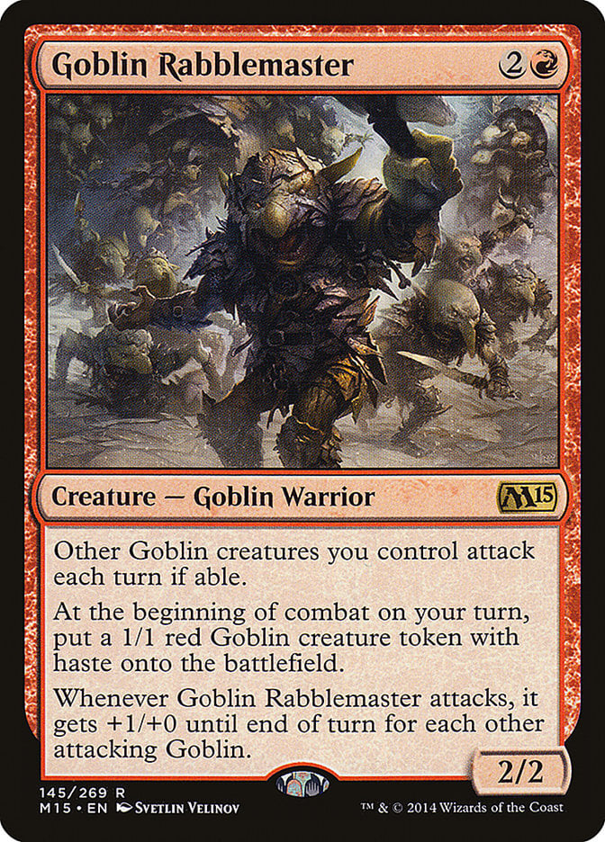 Goblin Rabblemaster - Magic 2015 Core Set-(145)