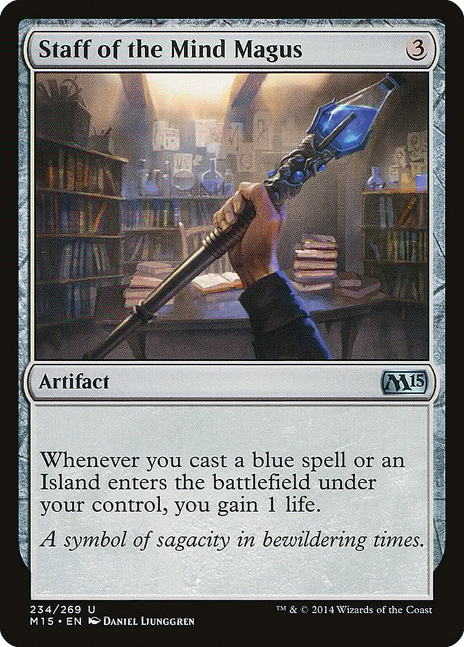 Staff of the Mind Magus - Magic 2015 Core Set-(234)