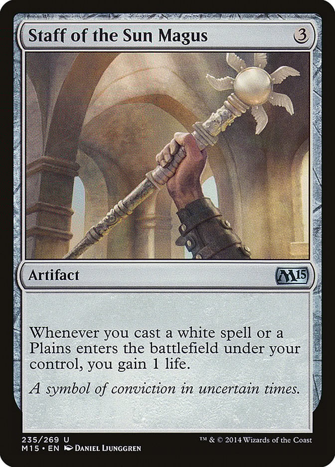 Staff of the Sun Magus - Magic 2015 Core Set-(235)