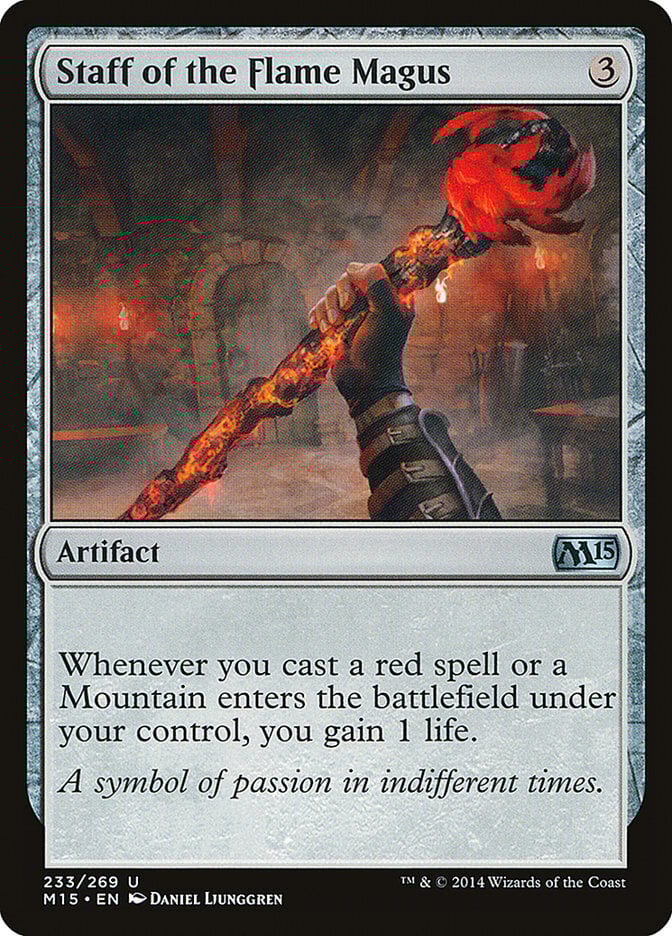 Staff of the Flame Magus - Magic 2015 Core Set-(233)
