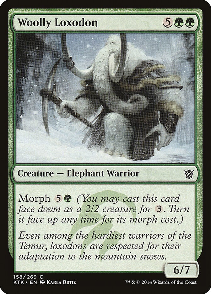 Woolly Loxodon - Khans of Tarkir-(158)
