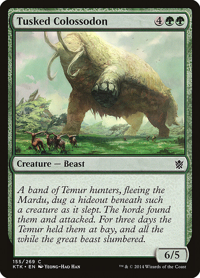 Tusked Colossodon - Khans of Tarkir-(155)