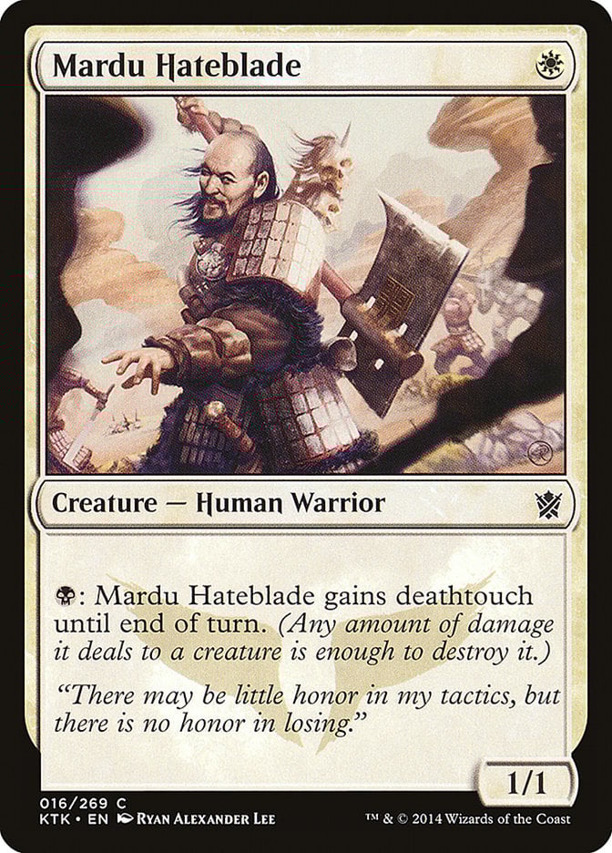 Mardu Hateblade - Khans of Tarkir-(016)