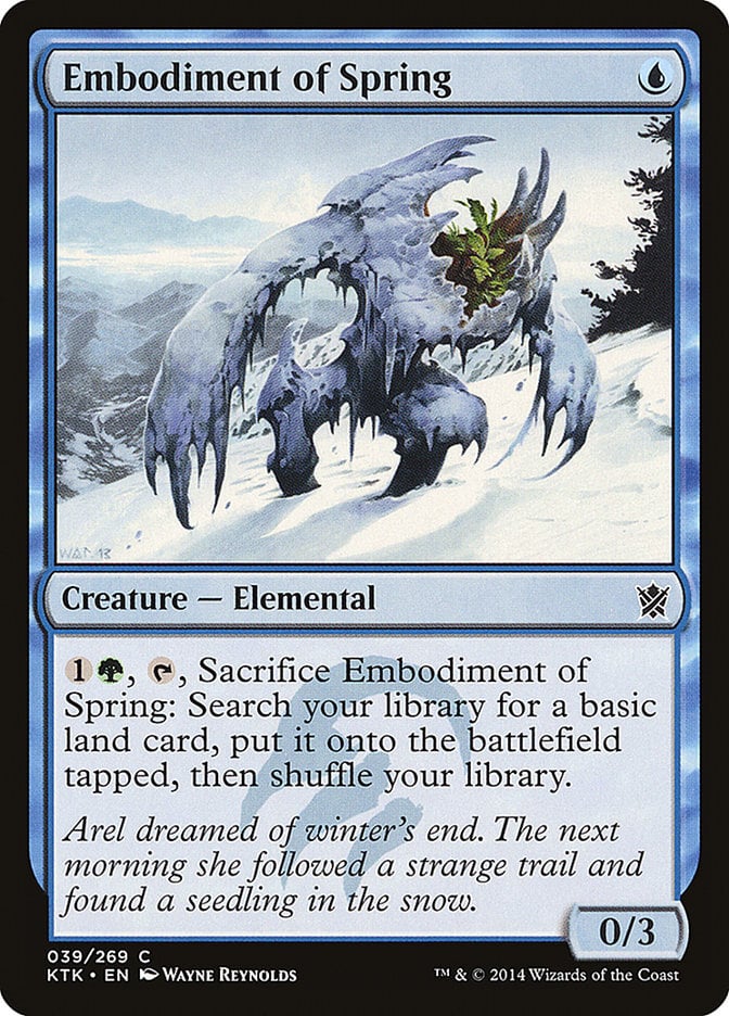 Embodiment of Spring - Khans of Tarkir-(039)
