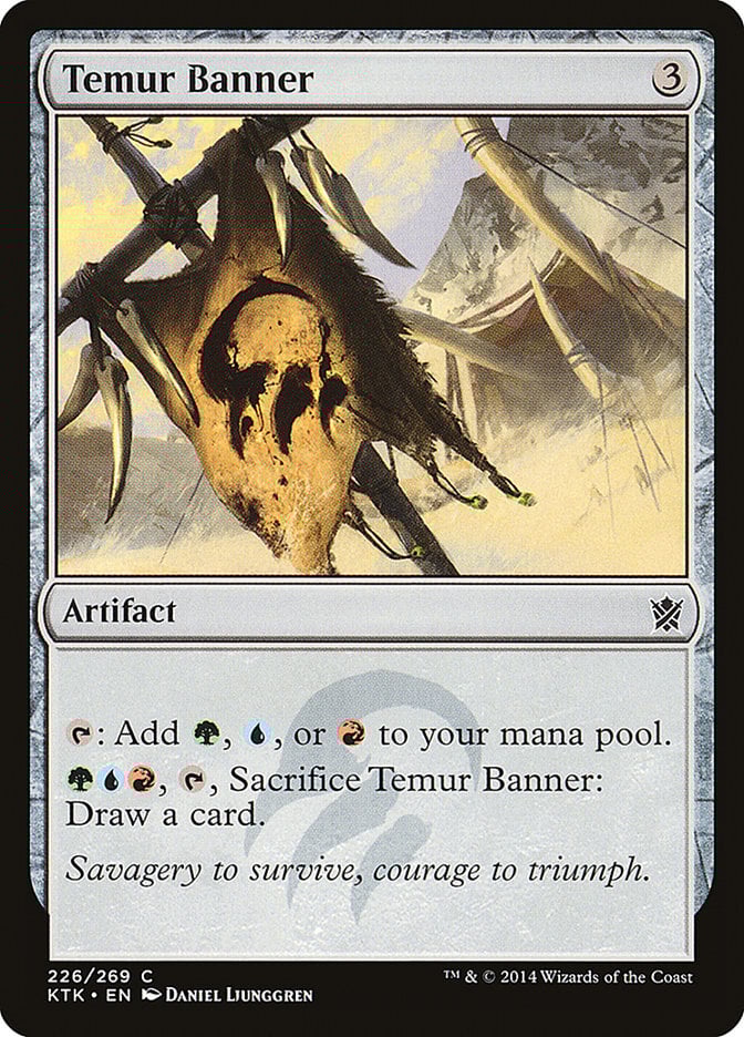 Temur Banner - Khans of Tarkir-(226)