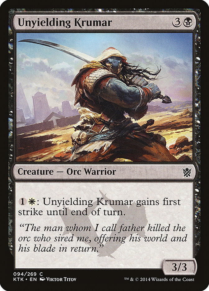 Unyielding Krumar - Khans of Tarkir-(094)