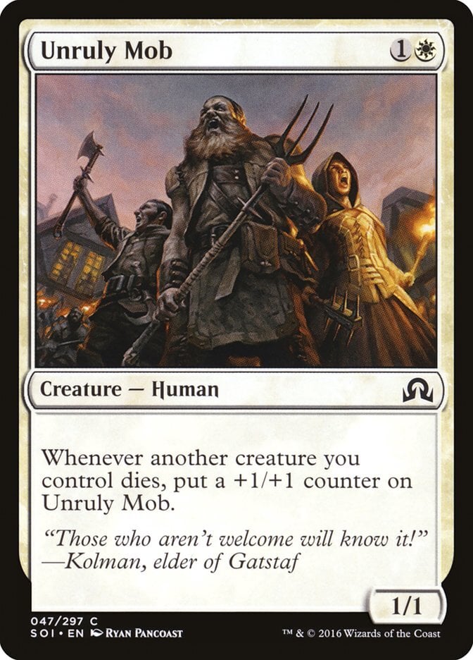 Unruly Mob - Shadows over Innistrad-(047)