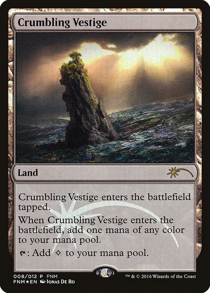 Crumbling Vestige - Friday Night Magic-(195)-Foil