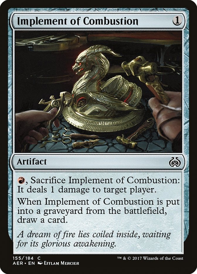 Implement of Combustion - Aether Revolt-(155)-Foil