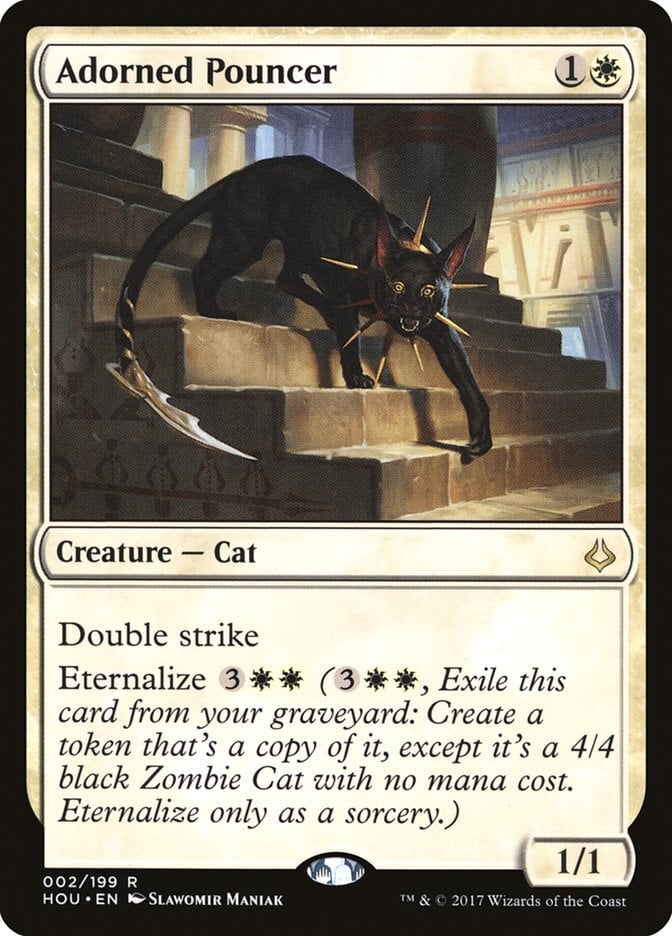Adorned Pouncer - Hour of Devastation-(002)-Foil