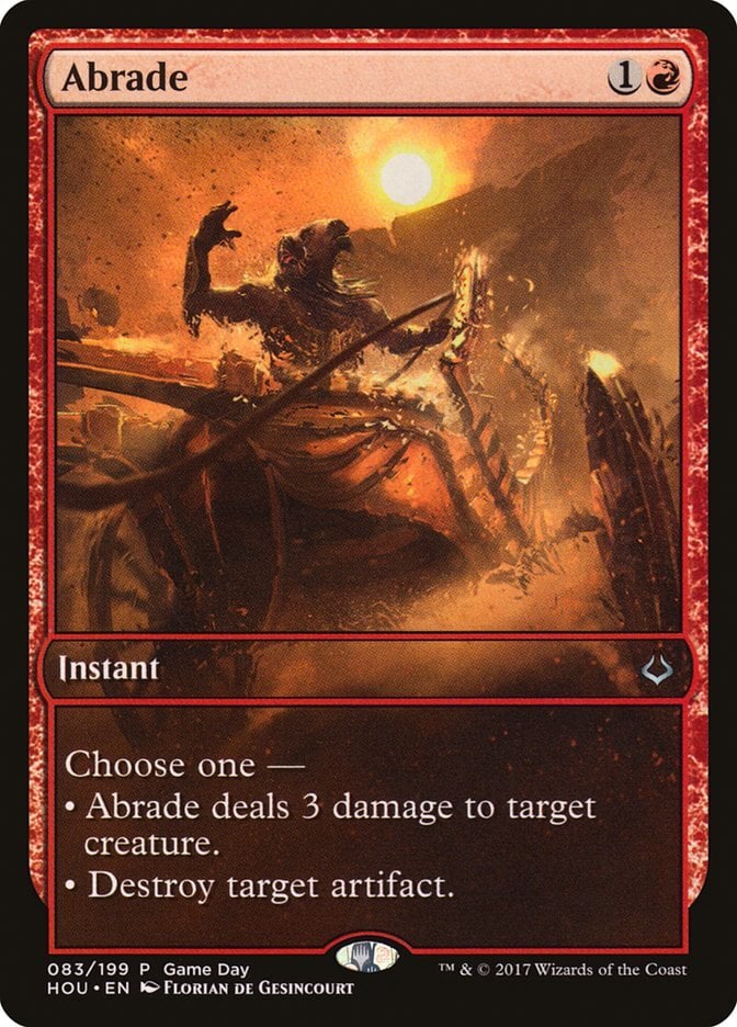Abrade - Magic Game Day Cards-(061)