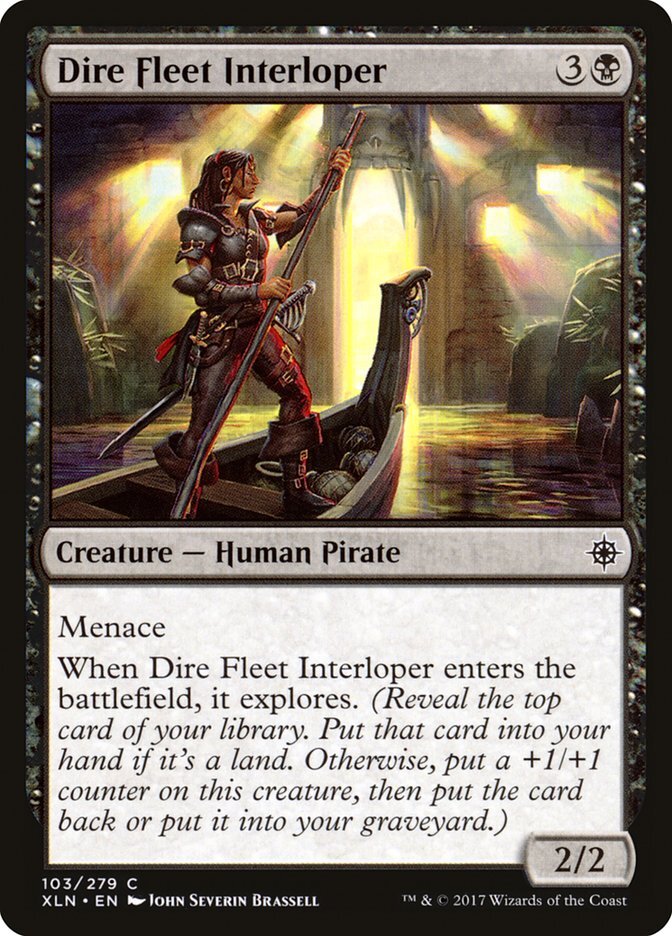 Dire Fleet Interloper - Ixalan-(103)