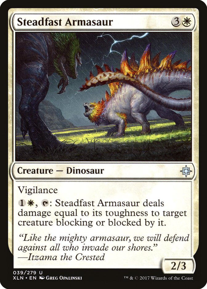 Steadfast Armasaur - Ixalan-(039)