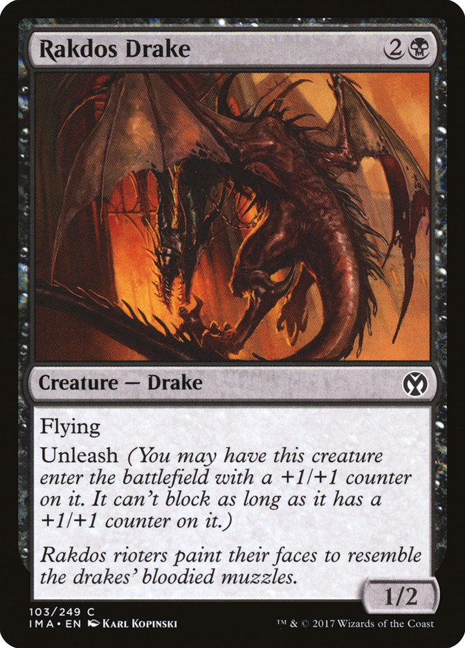 Rakdos Drake - Iconic Masters-(103)-Foil