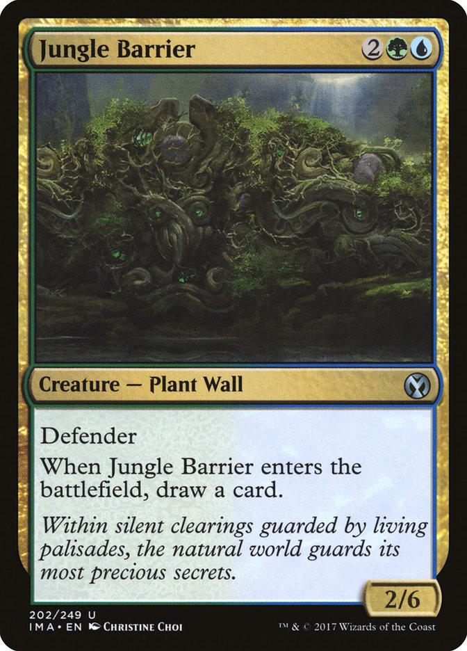 Jungle Barrier - Iconic Masters-(202)-Foil