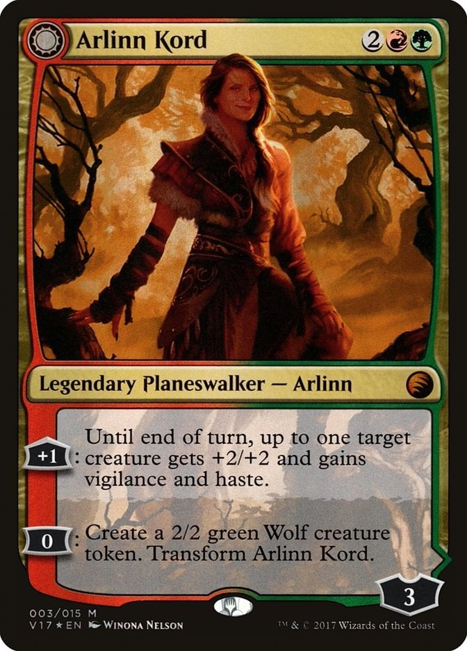 Arlinn Kord // Arlinn, Embraced by the Moon - From the Vault: Transform-(003)-Foil