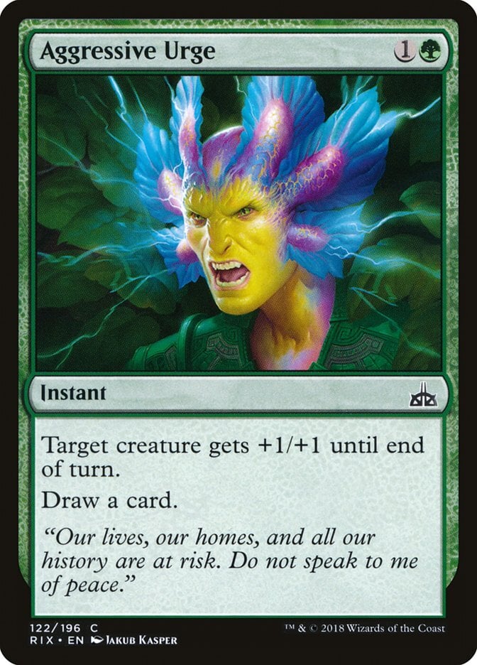 Aggressive Urge - Rivals of Ixalan-(122)