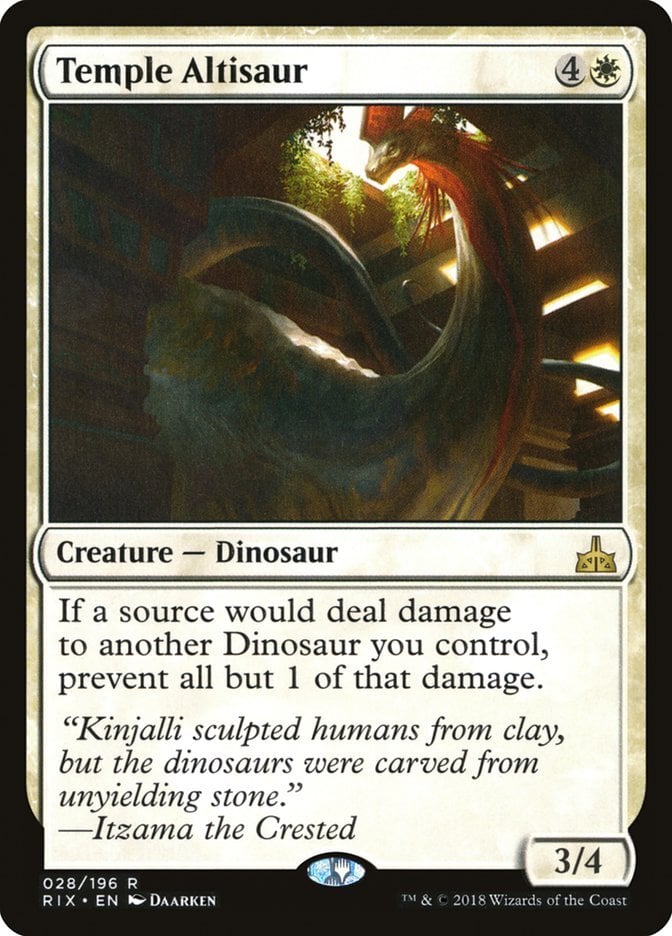 Temple Altisaur - Rivals of Ixalan-(028)