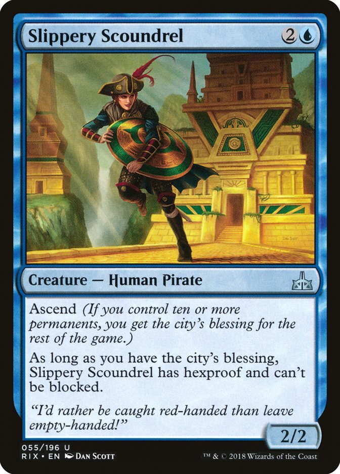 Slippery Scoundrel - Rivals of Ixalan-(055)