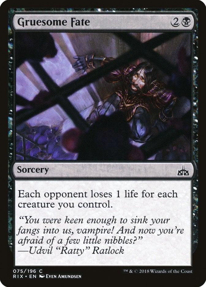 Gruesome Fate - Rivals of Ixalan-(075)